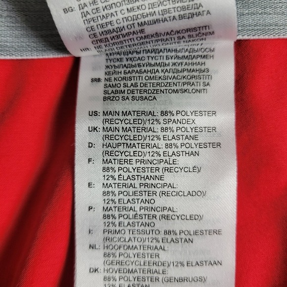 Adidas Mens 34 Solid Red Elastic Waist Performance Stretch Chino Golf Shorts - Picture 5 of 6